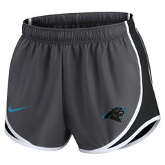 Carolina Panthers Women's Team Logo Performance Tempo Shorts - Charcoal outlet