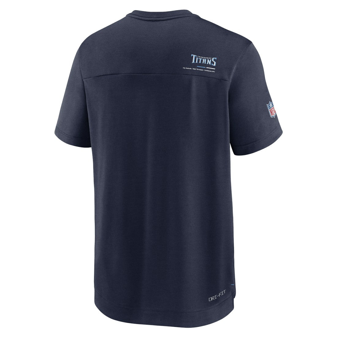 Tennessee Titans Sideline Coach Chevron Lock Up Logo V-Neck Performance T-Shirt - Navy online