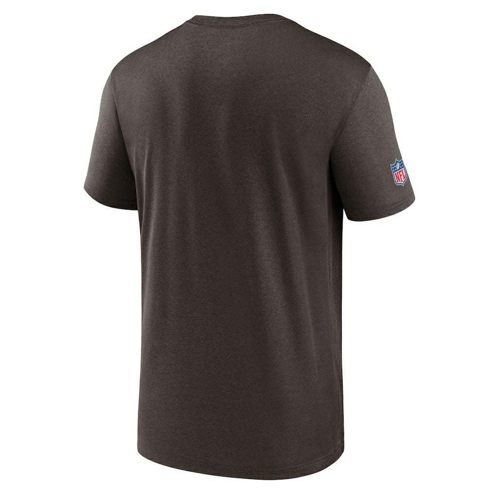 Cleveland Browns Sideline Infograph Performance T-Shirt - Brown sale