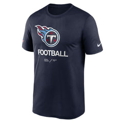 Tennessee Titans Sideline Infograph Performance T-Shirt - Navy outlet