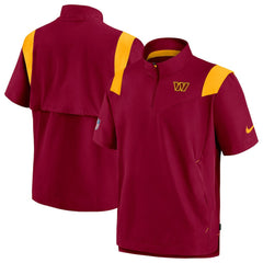 Washington Commanders Sideline Coaches Chevron Lockup Pullover Top - Burgundy discount