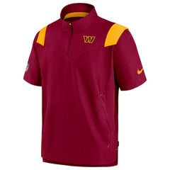 Washington Commanders Sideline Coaches Chevron Lockup Pullover Top - Burgundy discount