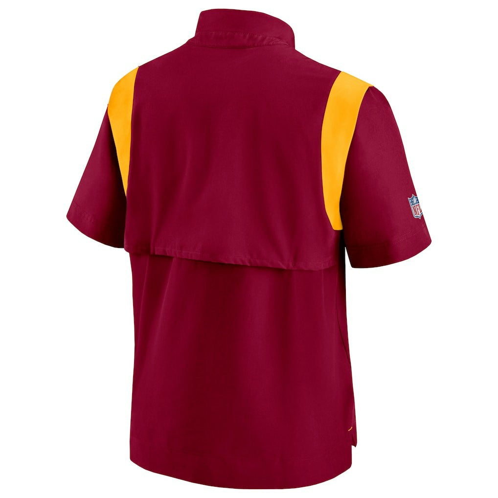 Washington Commanders Sideline Coaches Chevron Lockup Pullover Top - Burgundy discount
