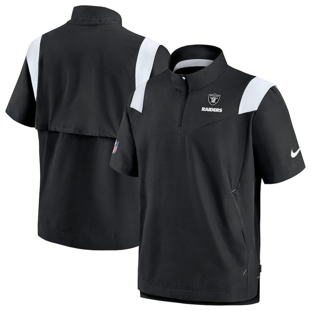 Las Vegas Raiders Sideline Coaches Chevron Lockup Pullover Top - Black online