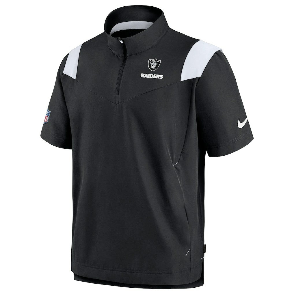 Las Vegas Raiders Sideline Coaches Chevron Lockup Pullover Top - Black online