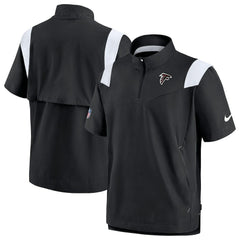 Atlanta Falcons Sideline Coaches Chevron Lockup Pullover Top - Black on sale