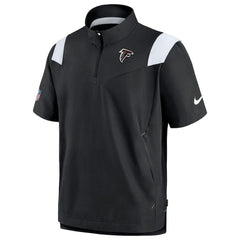 Atlanta Falcons Sideline Coaches Chevron Lockup Pullover Top - Black on sale