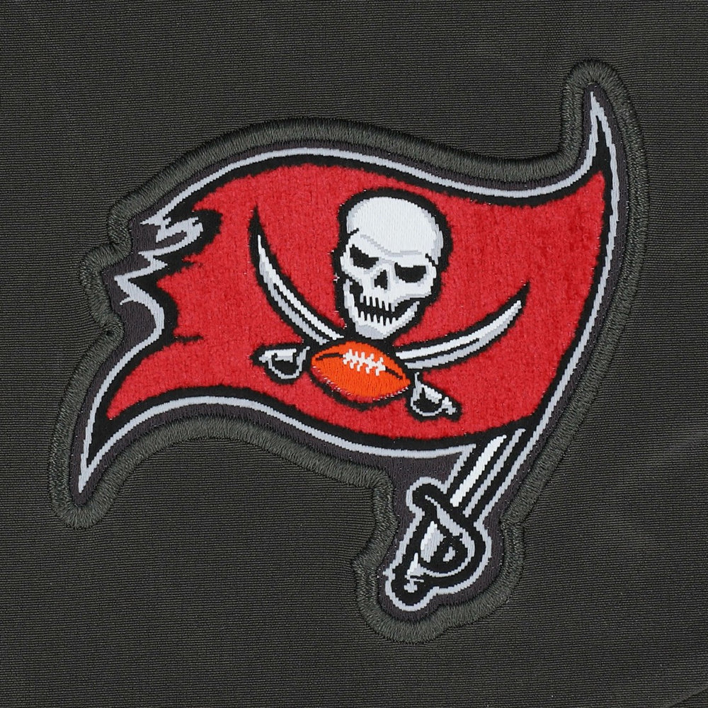 Tampa Bay Buccaneers Sideline Coaches Chevron Lockup Pullover Top - Pewter outlet
