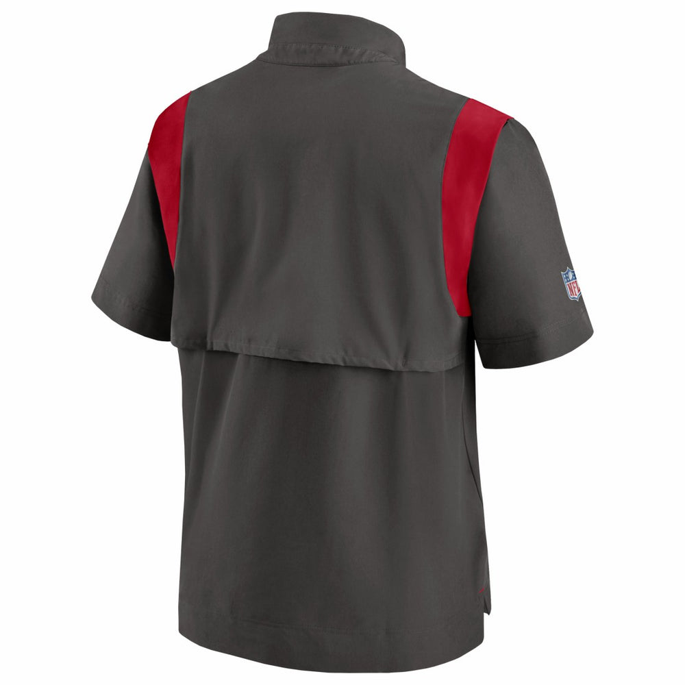Tampa Bay Buccaneers Sideline Coaches Chevron Lockup Pullover Top - Pewter outlet