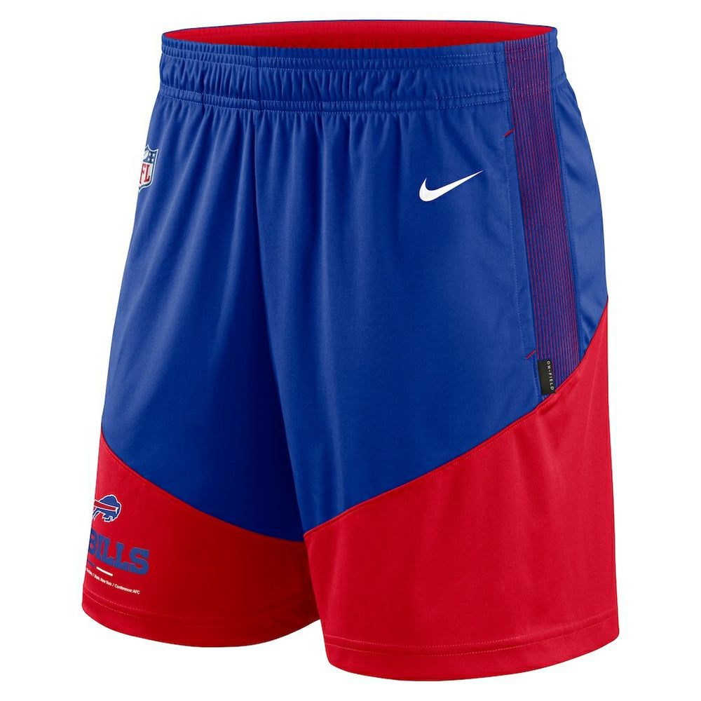 Buffalo Bills Sideline Primary Lockup Performance Shorts - Royal/Red cheap