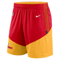 Kansas City Chiefs Sideline Primary Lockup Performance Shorts - Red/Gold outlet