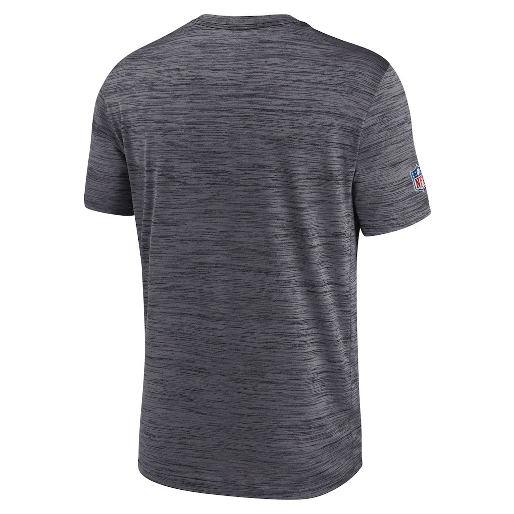Carolina Panthers Sideline Velocity Athletic Stack Performance T-Shirt - Black for sale