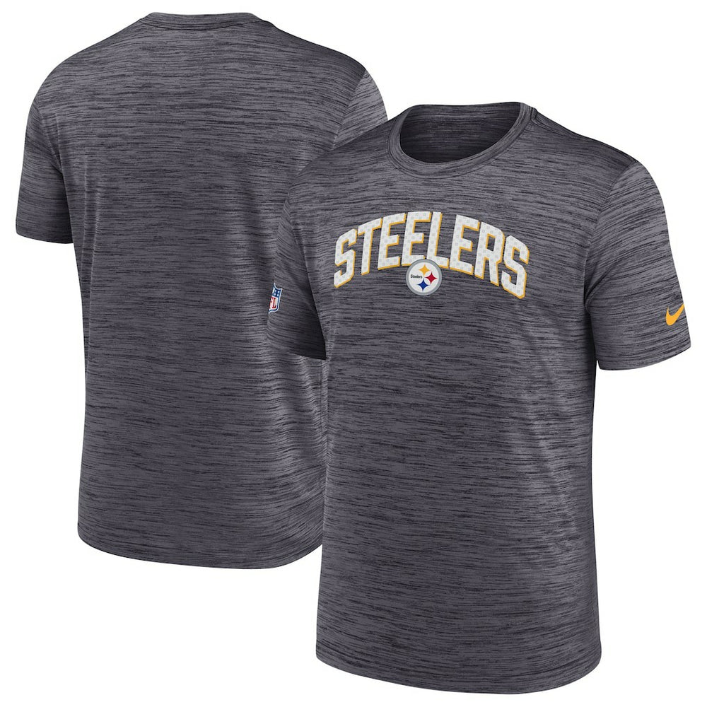 Pittsburgh Steelers Sideline Velocity Athletic Stack Performance T-Shirt - Black discount