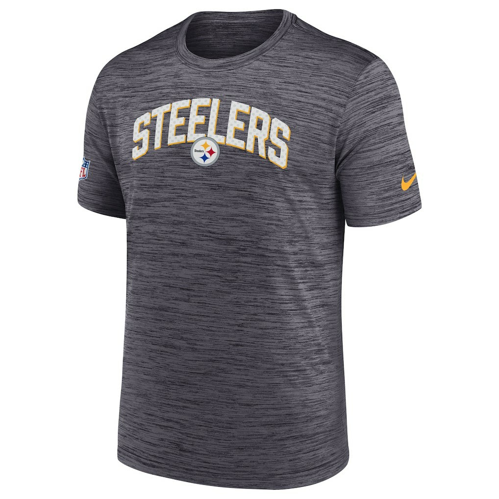 Pittsburgh Steelers Sideline Velocity Athletic Stack Performance T-Shirt - Black discount