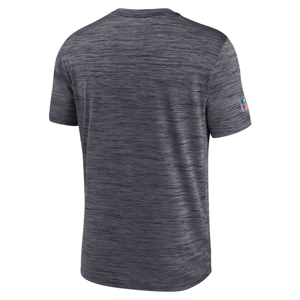 New Orleans Saints Sideline Velocity Athletic Stack Performance T-Shirt - Black cheap