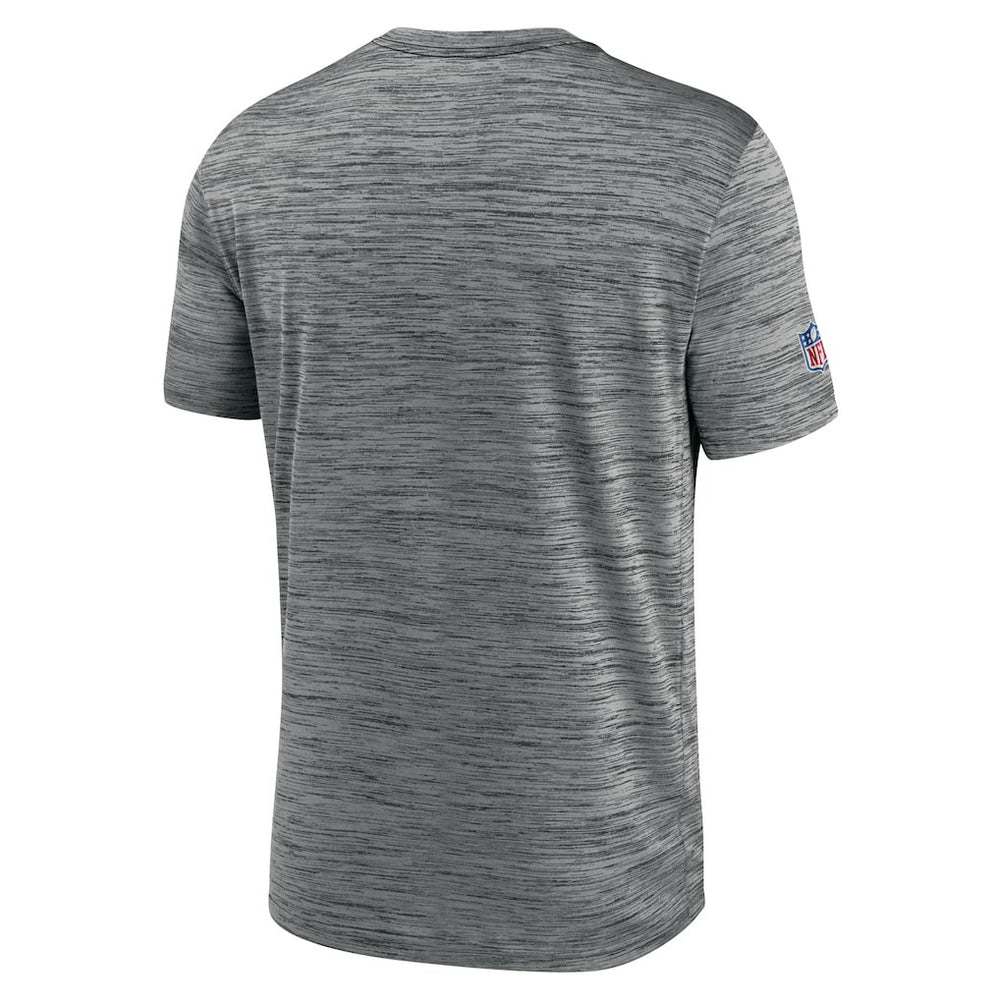 New Orleans Saints Sideline Velocity Athletic Stack Performance T-Shirt - Gray for sale