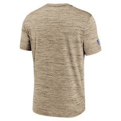 Cleveland Browns Sideline Velocity Athletic Stack Performance T-Shirt - Brown on sale
