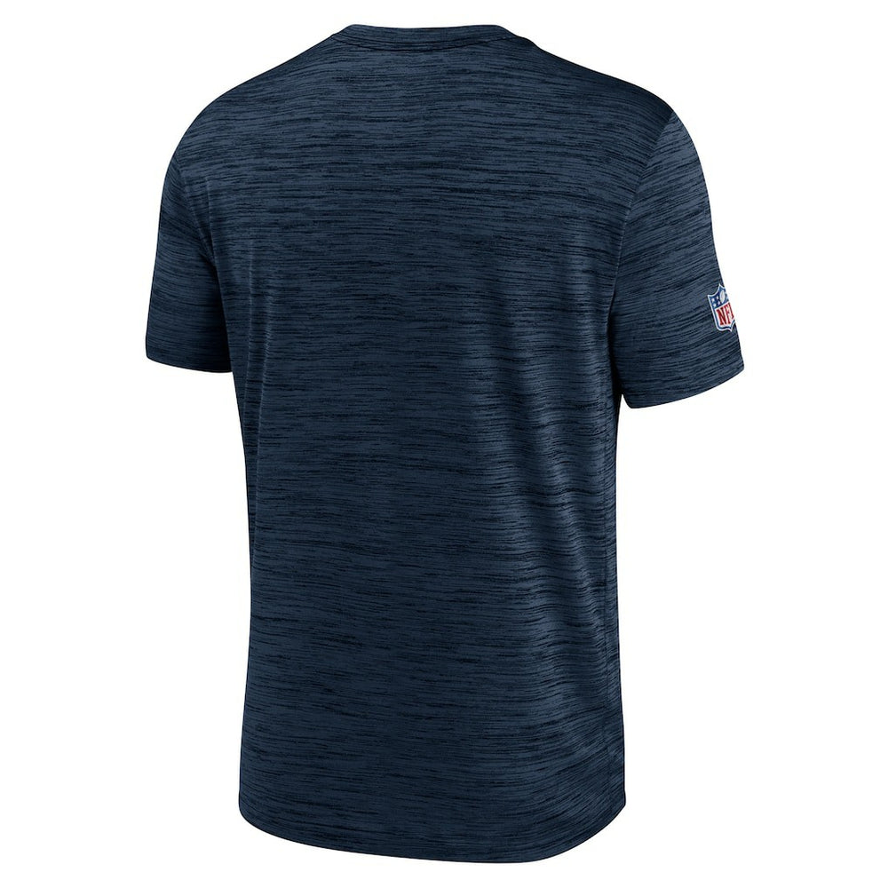 Chicago Bears Sideline Velocity Athletic Stack Performance T-Shirt - Navy on sale