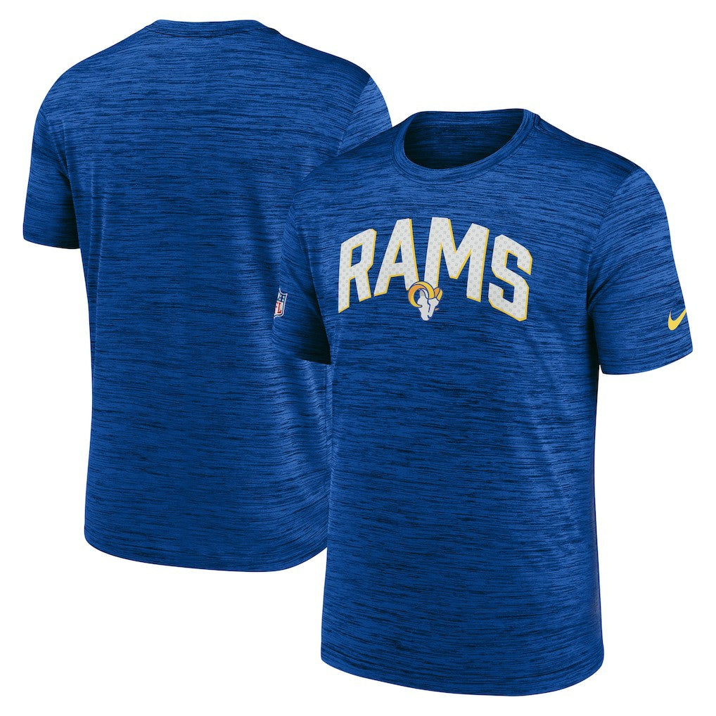 Los Angeles Rams Sideline Velocity Athletic Stack Performance T-Shirt - Royal online