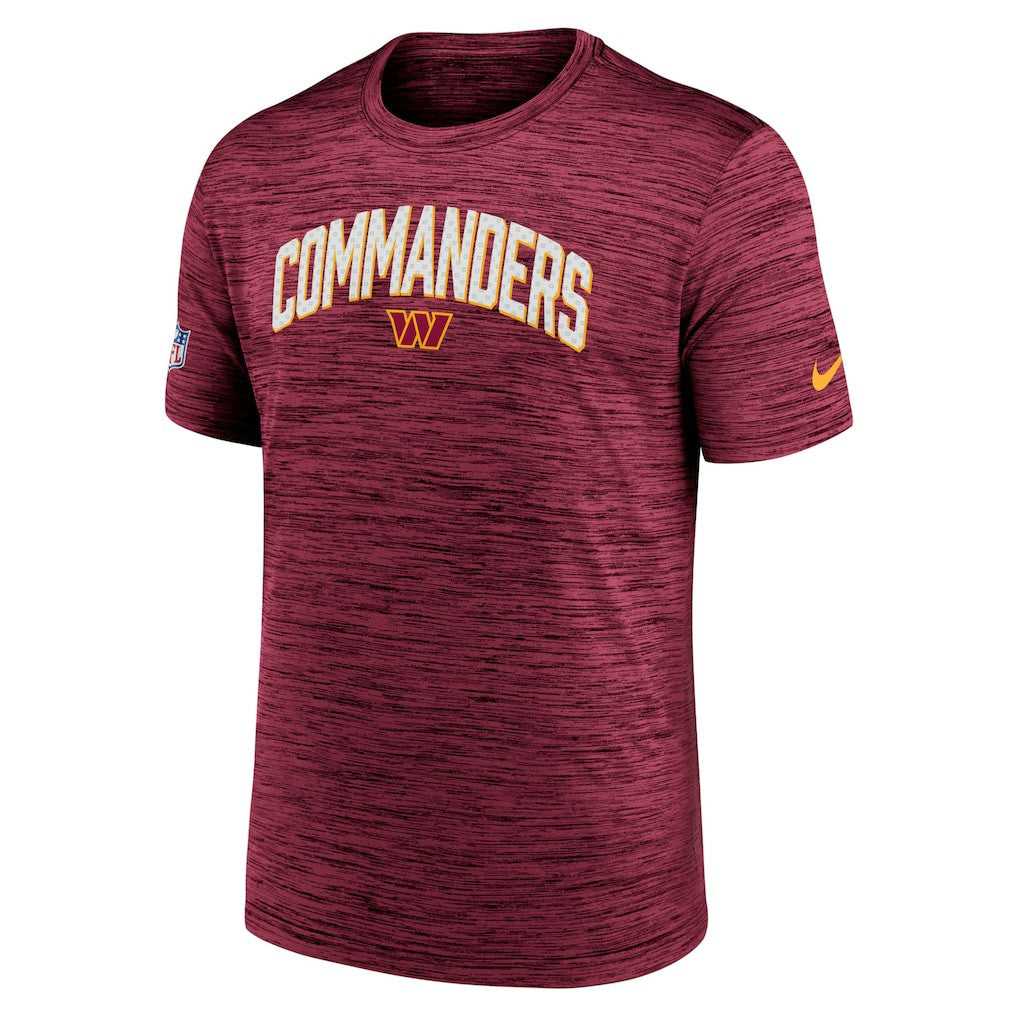Washington Commanders Sideline Velocity Athletic Stack Performance T-Shirt - Burgundy online