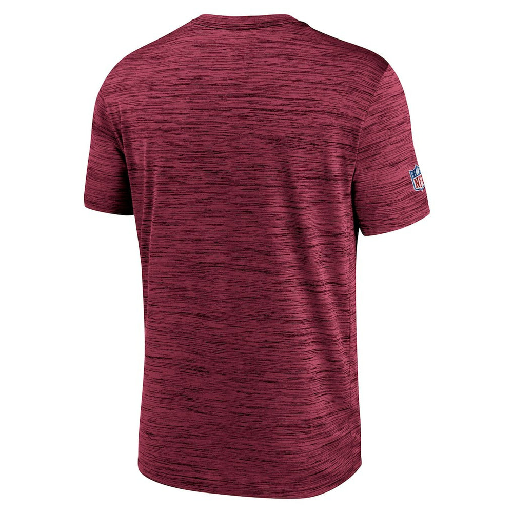 Washington Commanders Sideline Velocity Athletic Stack Performance T-Shirt - Burgundy online