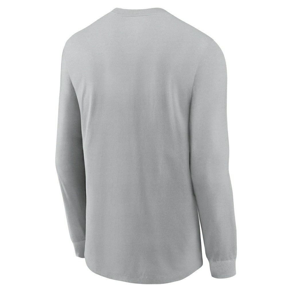Arizona Cardinals Sideline Infograph Lock Up Performance Long Sleeve T-Shirt - Gray outlet