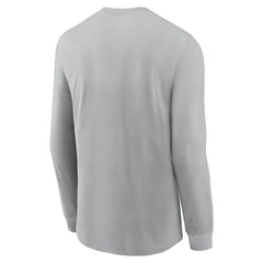 Arizona Cardinals Sideline Infograph Lock Up Performance Long Sleeve T-Shirt - Gray outlet