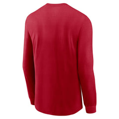 Tampa Bay Buccaneers Sideline Infograph Lock Up Performance Long Sleeve T-Shirt - Red on sale