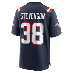 Rhamondre Stevenson New England Patriots Game Jersey - Navy on sale