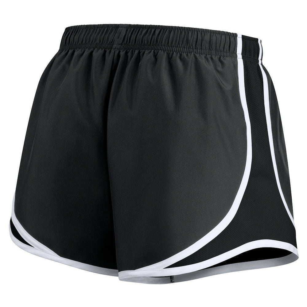 San Francisco 49ers Women's Plus Size Logo Performance Tempo Shorts - Charcoal for sale