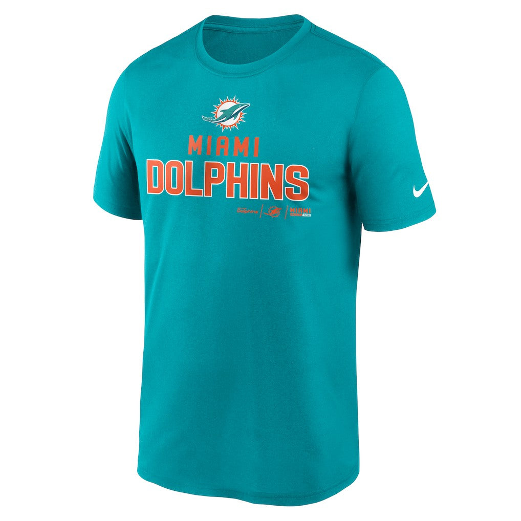 Miami Dolphins Legend Community Performance T-Shirt - Aqua on sale