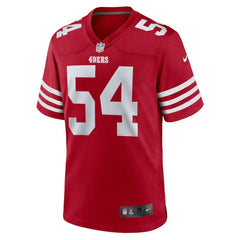 Fred Warner San Francisco 49ers Team Game Player Jersey - Scarlet discount