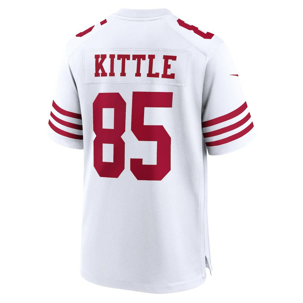 George Kittle San Francisco 49ers Team Game Jersey - White for sale