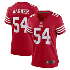 Fred Warner San Francisco 49ers Women's Game Player Jersey - Scarlet on sale