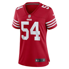 Fred Warner San Francisco 49ers Women's Game Player Jersey - Scarlet on sale