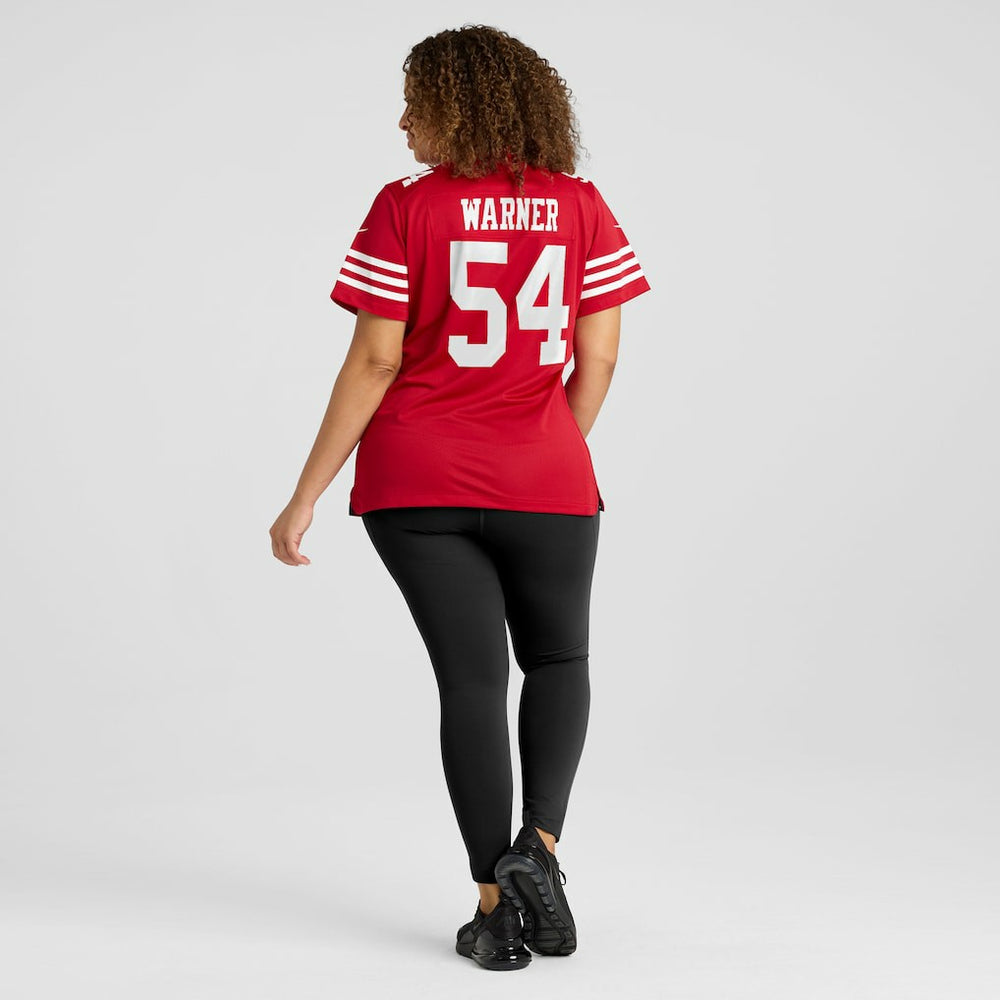 Fred Warner San Francisco 49ers Women's Game Player Jersey - Scarlet on sale