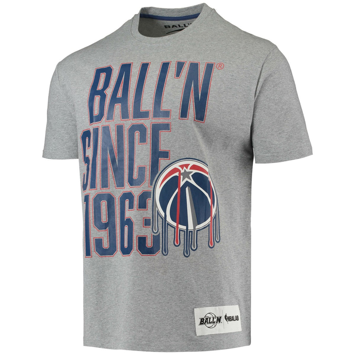 Washington Wizards BALL'N Since 1963 T-Shirt - Heathered Gray sale