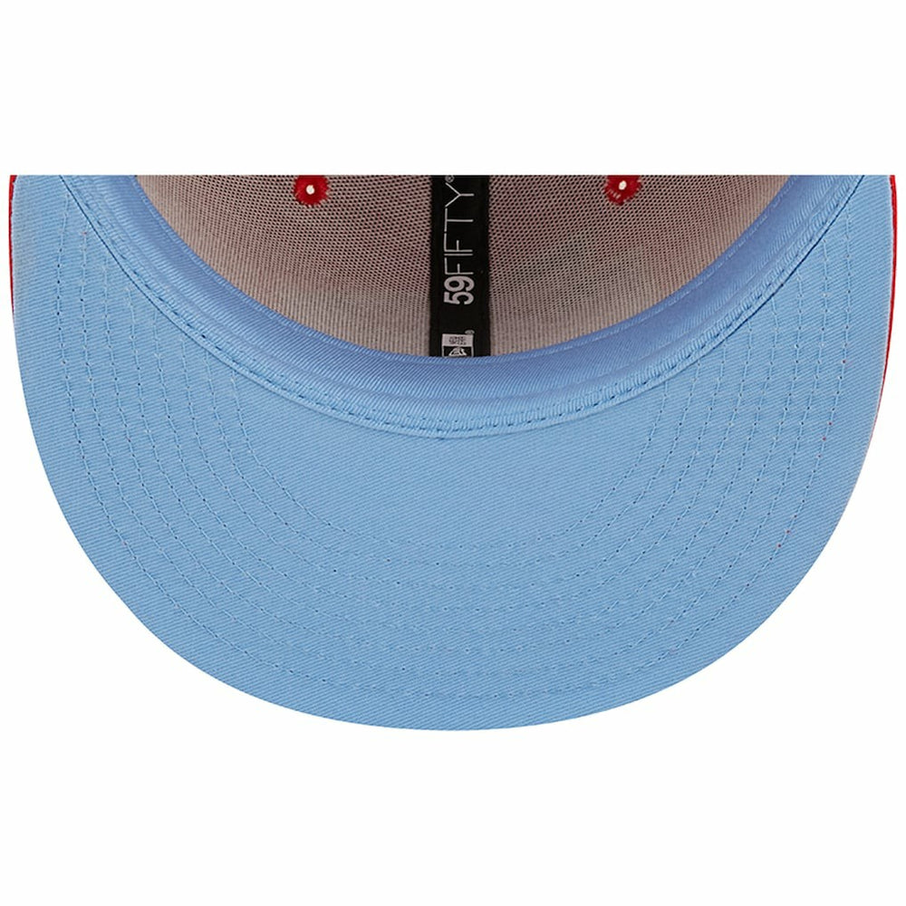 Kansas City Chiefs New Era Super Bowl IV Pop Sweat 59FIFTY Fitted Hat - Red online