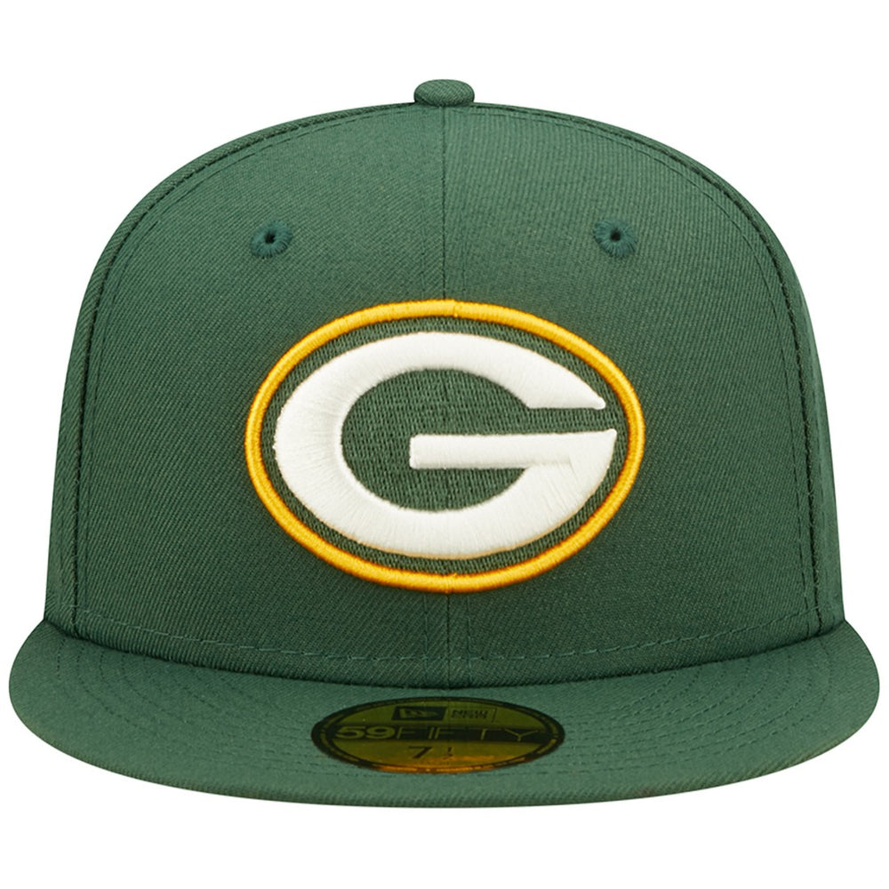 Green Bay Packers New Era Super Bowl XXXI Purple Pop Sweat 59FIFTY Fitted Hat - Green for sale