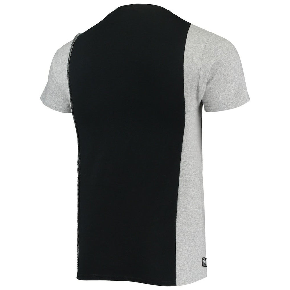 Indianapolis Colts Refried Apparel Sustainable Split T-Shirt - Black/Heathered Gray on sale