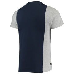 New England Patriots Refried Apparel Sustainable Split T-Shirt - Navy/Heathered Gray outlet