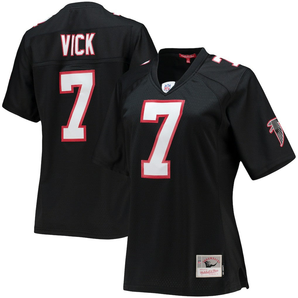 Michael Vick Atlanta Falcons Women's Legacy Replica Player Jersey - Black cheap