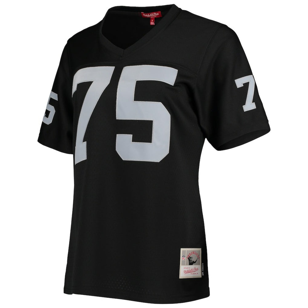 Howie Long Las Vegas Raiders Women's Legacy Replica Player Jersey - Black outlet