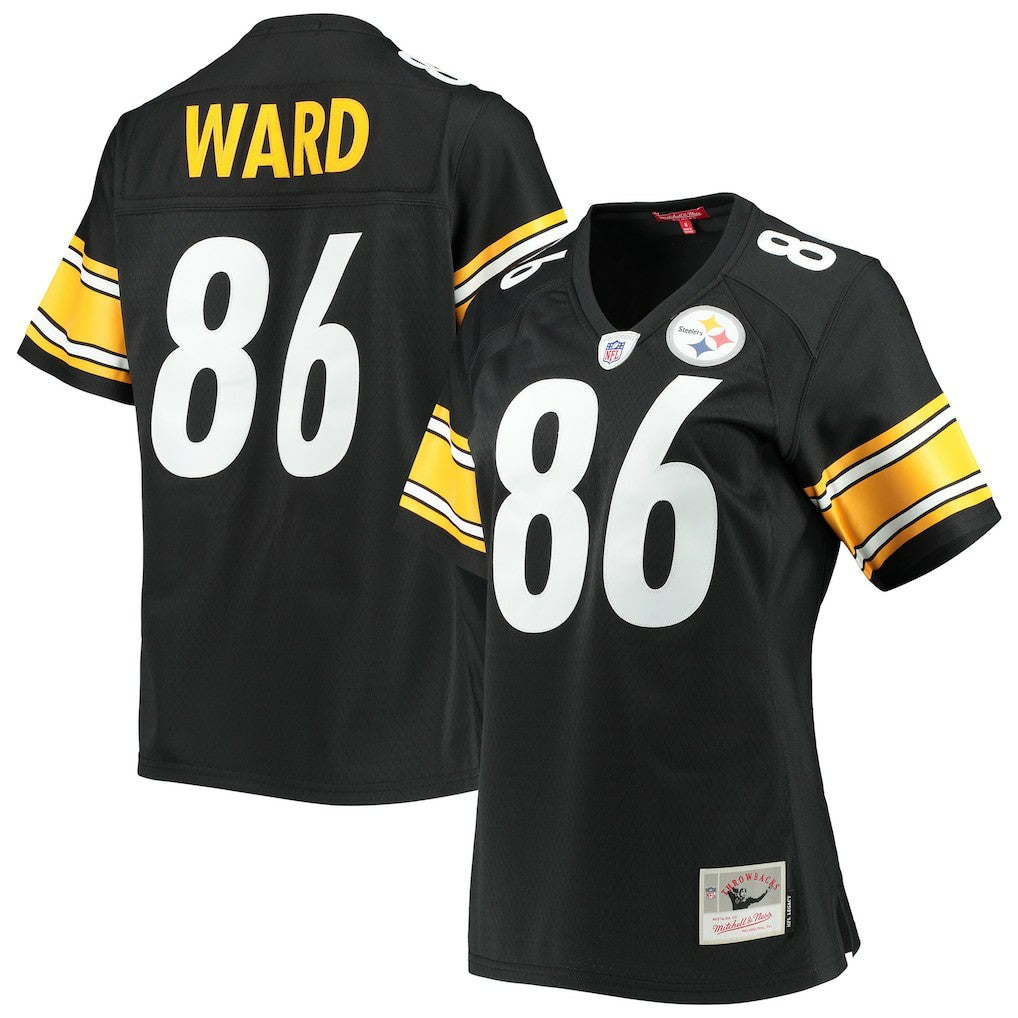 Hines Ward Pittsburgh Steelers Women's Legacy Replica Player Jersey - Black cheap