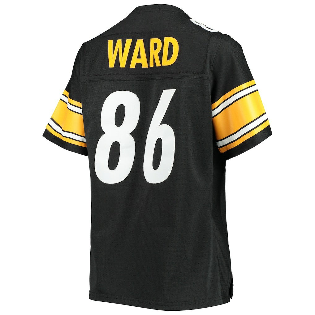 Hines Ward Pittsburgh Steelers Women's Legacy Replica Player Jersey - Black cheap