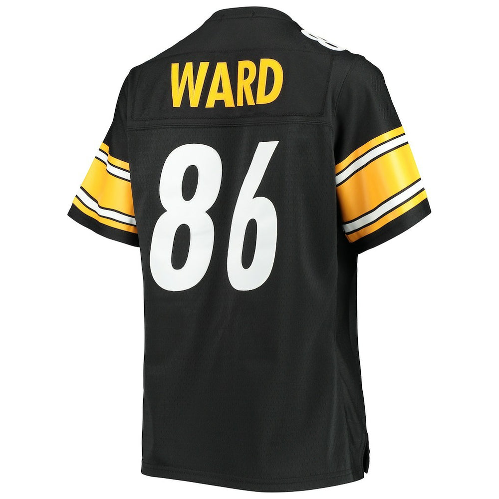 Hines Ward Pittsburgh Steelers Women's Legacy Replica Player Jersey - Black cheap