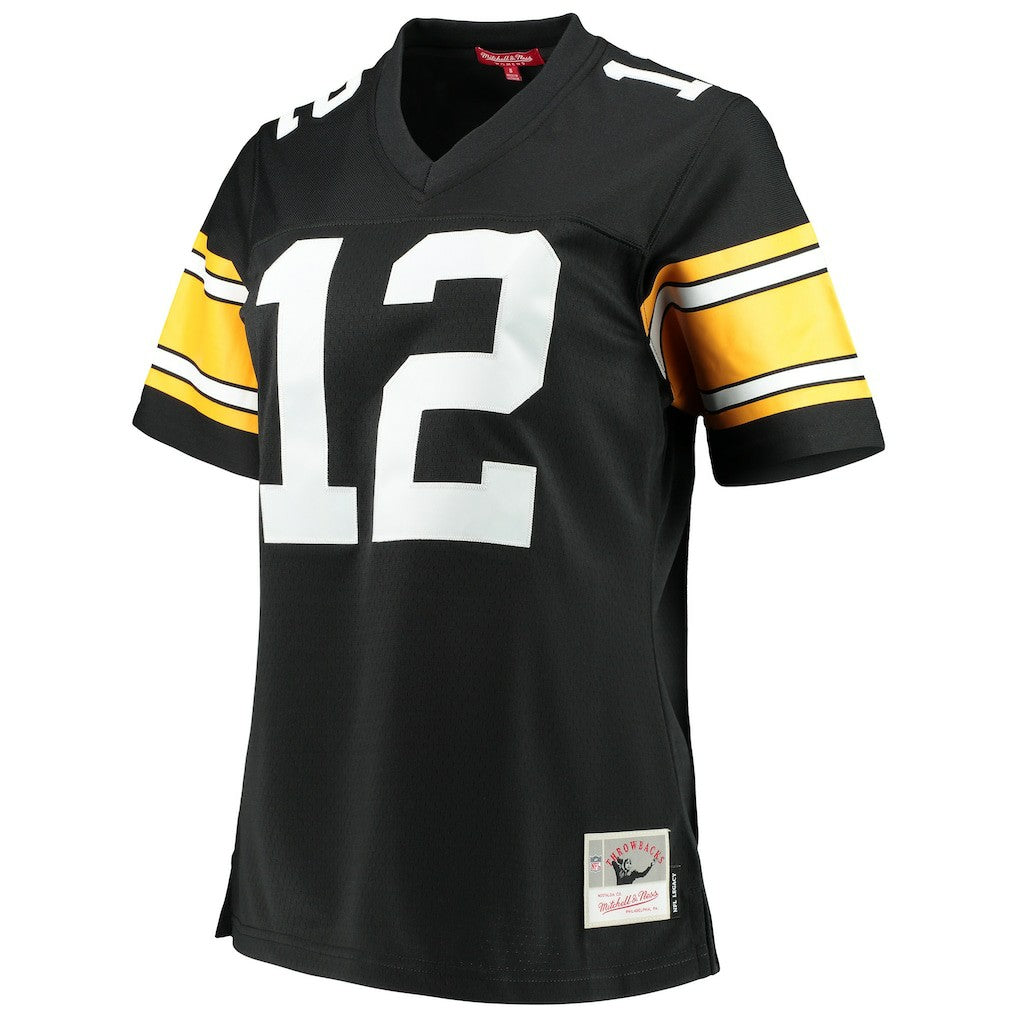Terry Bradshaw Pittsburgh Steelers Women's Legacy Replica Player Jersey - Black discount