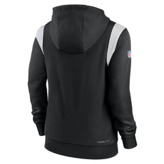 New Orleans Saints Women's Sideline Stack Performance Pullover Hoodie - Black discount