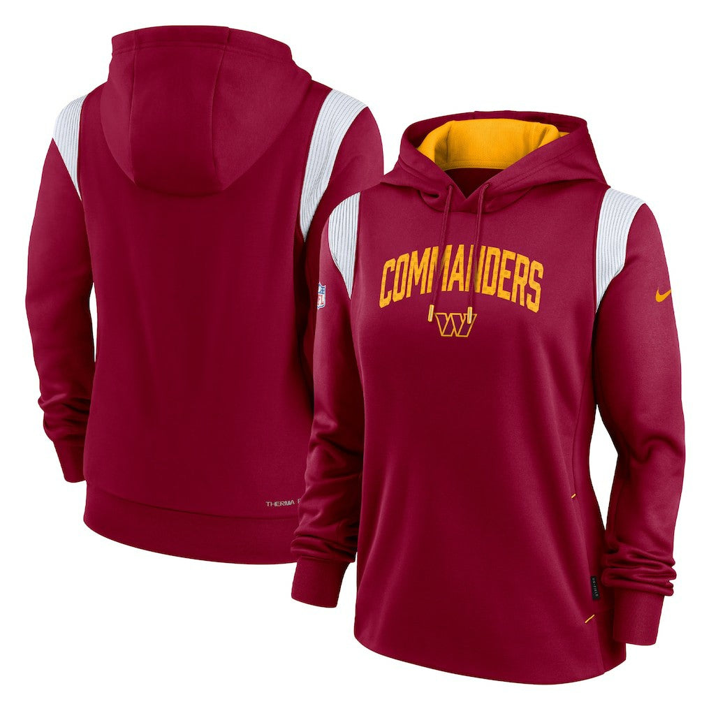 Washington Commanders Women's Sideline Stack Performance Pullover Hoodie - Burgundy outlet