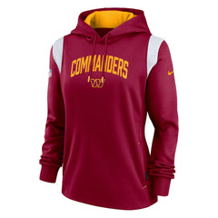Washington Commanders Women's Sideline Stack Performance Pullover Hoodie - Burgundy outlet